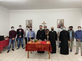 Αγιασμός στην Σχολή Βυζαντινής Μουσικής στον Αλμυρό