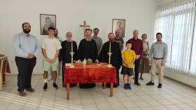 Αγιασμός στην Σχολή Βυζ. Μουσικής στον Αλμυρό