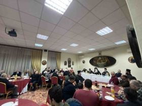 Ευλογία Βασιλόπιτας των Ιεροψαλτών και της Σχολής Βυζ. Μουσικής